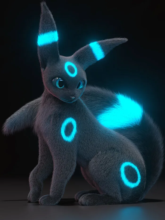 Plakát Elegant Umbreon - Shiny | Obraz na zeď | 3+1 zdarma | Posters.cz