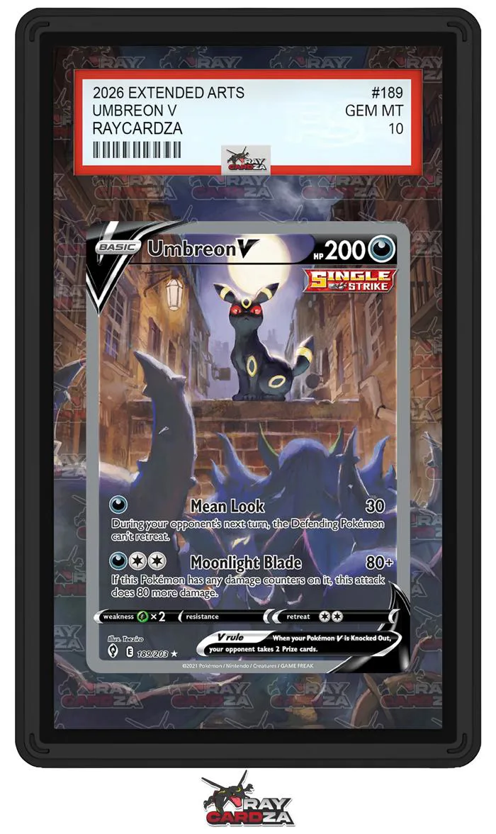 Umbreon V #189 EXTENDED ART – Raycardza