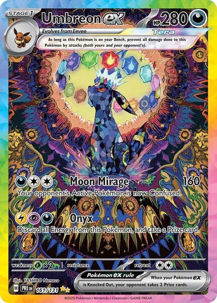 Umbreon ex - 161/131 - SV: Prismatic Evolutions - Pokemon - TCGplayer.com