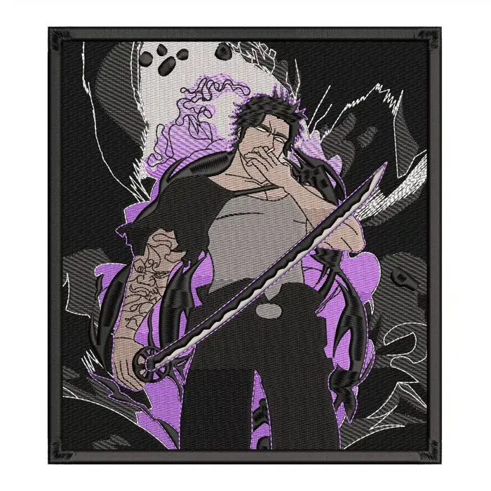 Yami Sukehiro Embroidery Design - Black Clover