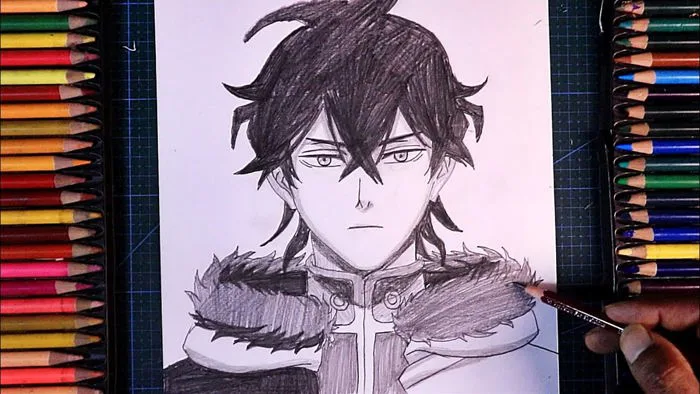 How To Draw Yuno Grinberryall From BLACK CLOVER || Anime Drawing Step By  Step