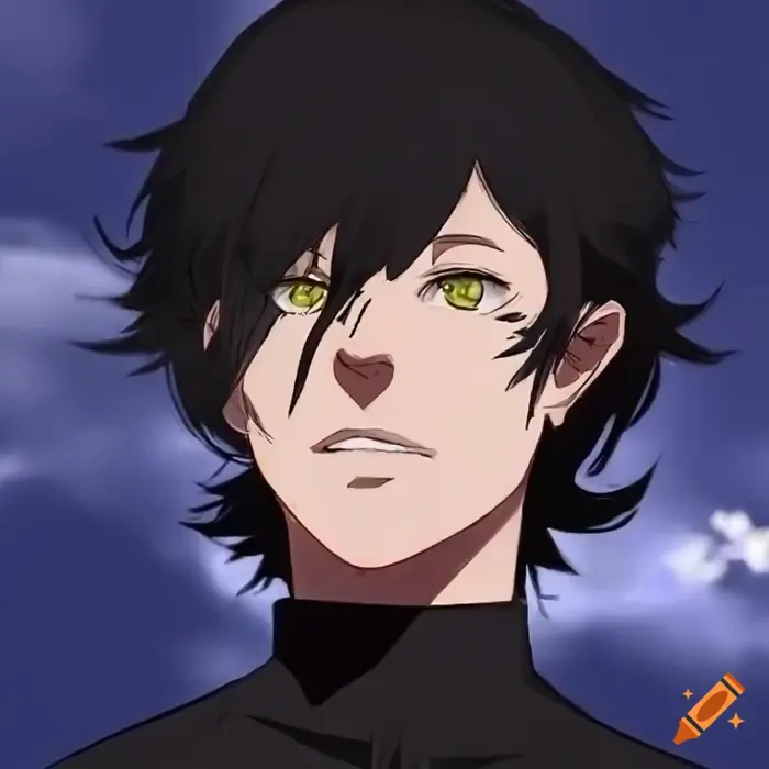 Illustration of Yuno Grinberryall from Black Clover on Craiyon