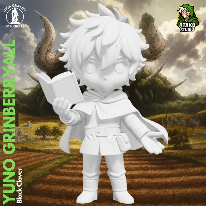 ☘️ Chibi Yuno Grinberryall - Black Clover Fan Art 3D Model・ STL File for 3D  printing・Cults