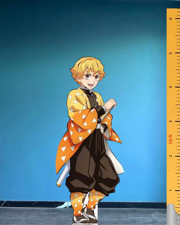 Zenitsu Agatsuma Life size Cardboard Cutout Model – Demon Slayer Anime  Thunder Breathing Edition⚡