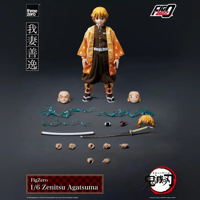 Mô hình Kimetsu No Yaiba Agatsuma Zenitsu 1/6 Threezero - Nguyên Ngọc Figure