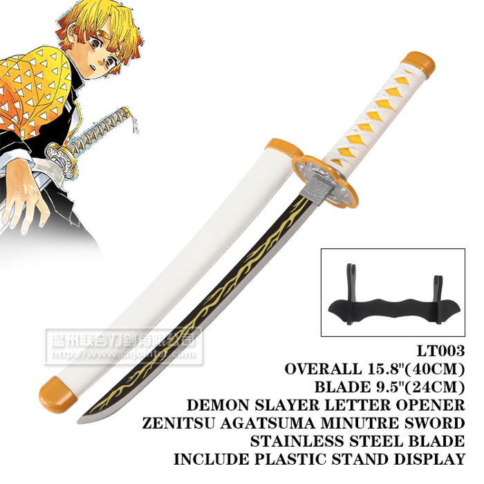 Mở thư Demon Slayer Kiếm Nhỏ Zenitsu Agatsuma - 2026 Kiếm nghệ thuật trực  tuyến, mở thư price | Made-in-china.com