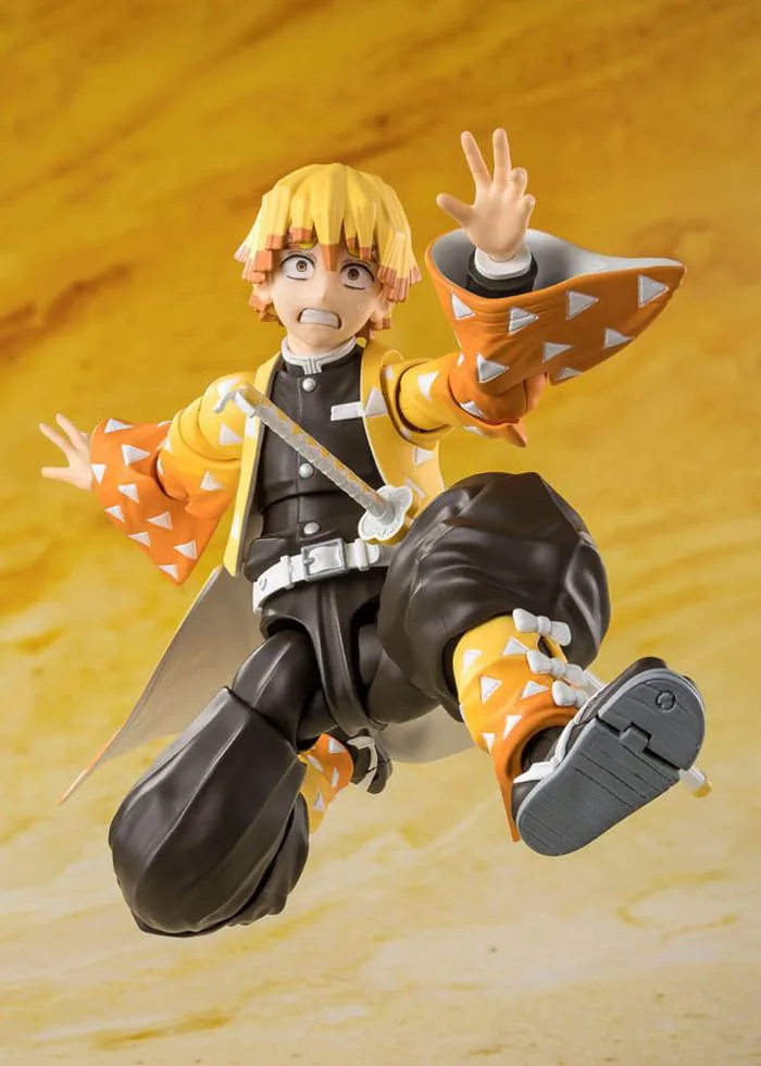 S.H.Figuarts Demon Slayer Kimetsu no Yaiba Zenitsu Agatsuma Action Figure –  Kapow Toys