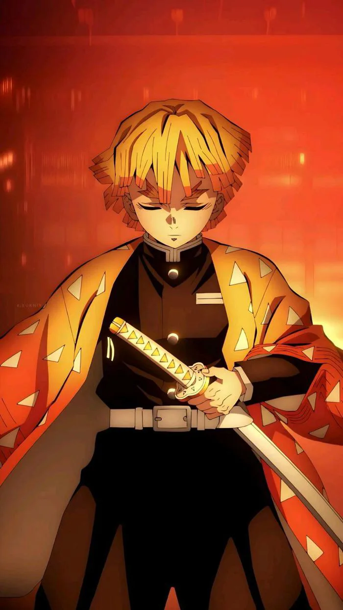 Zenitsu Agatsuma Cool Anime Wallpaper