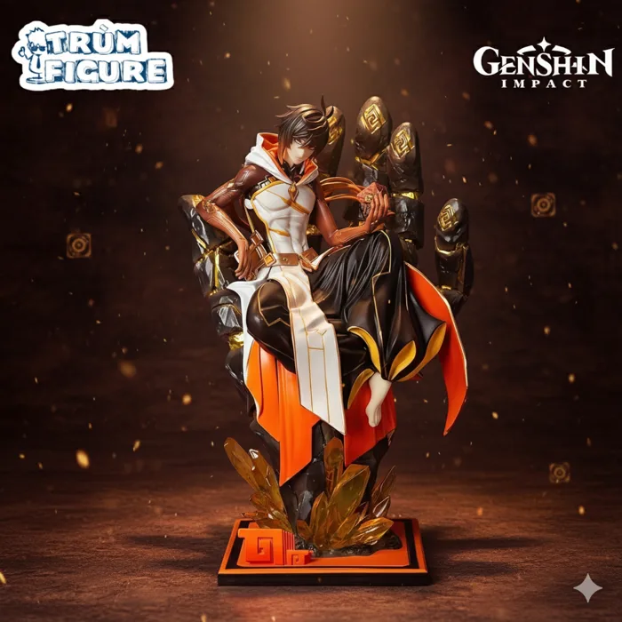 Mô Hình, Figure Genshin Impact Zhongli Bá Vương Anime, Game - Full Box Trùm  Figure