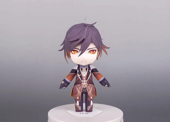 Chibi Zhongli ver 2 - Genshin Impact - Kit168 - Shop Đồ Chơi Mô Hình Giấy  Papercraft Toy