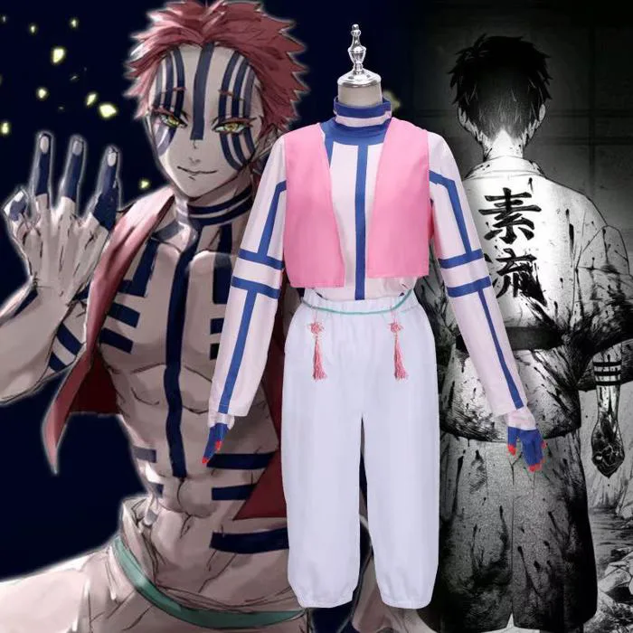 Anime Demon Slayer: Kimetsu no Yaiba - Akaza Cosplay trang phục Tops quần áo vest với wig cho nam giới Halloween tiệc va | Shopee Việt Nam Anime Demon Slayer: Kimetsu no Yaiba - Akaza Cosplay trang phục Tops quần áo vest với wig cho nam giới Halloween tiệc va | Shopee Việt Nam