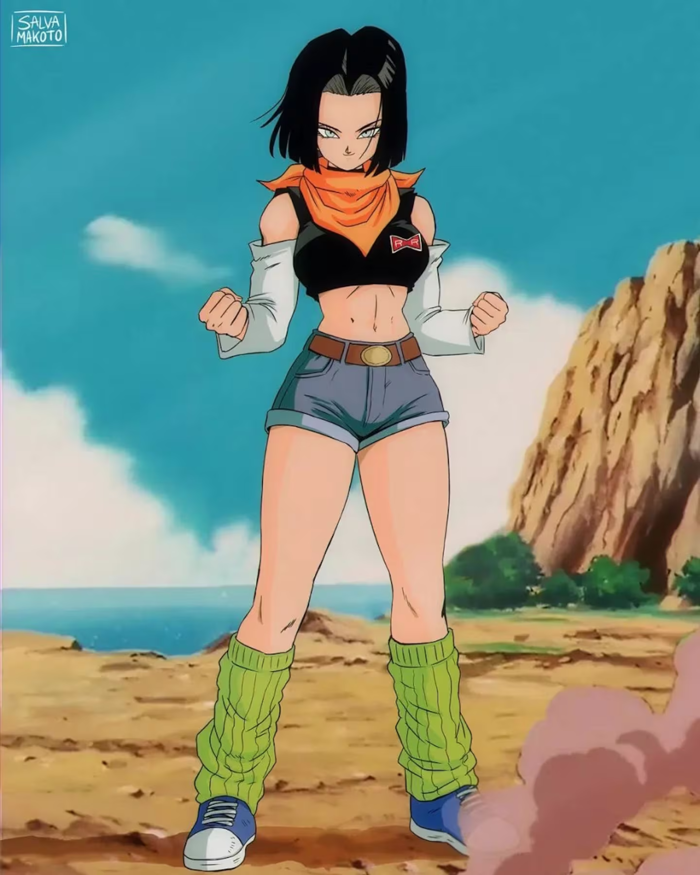 Dragon Ball: Android 17 phiên bản nữ quyến rũ đến nghẹt thở