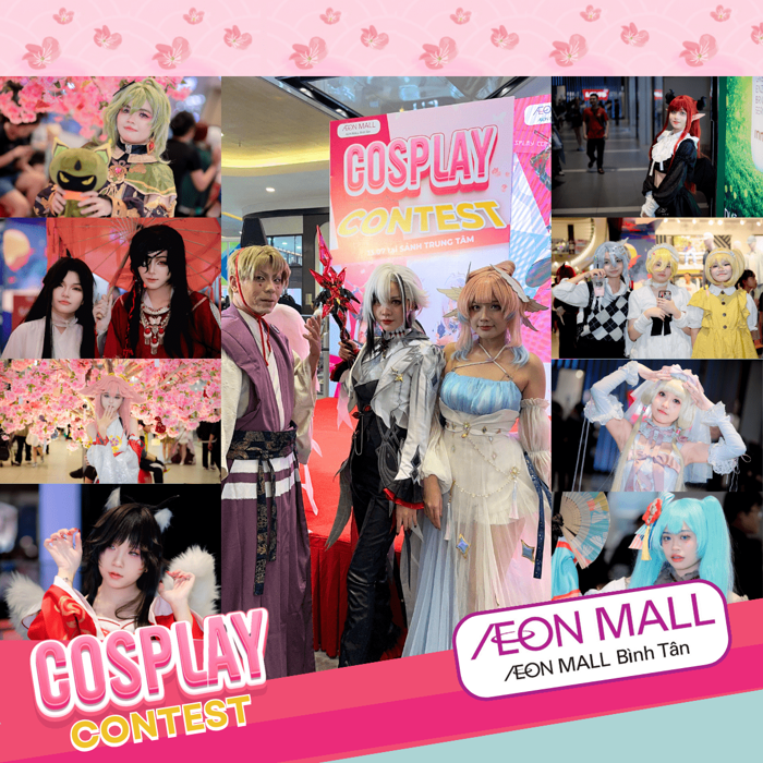Sự kiện Cosplay đầy ấn tượng tại AEON MALL Bình Tân