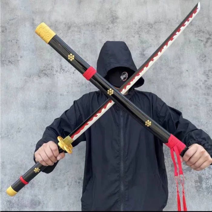 (Lưỡi gỗ dài 1m) Mô hình kiếm Gỗ dài 1 mét katana nhật bản Đạo Cụ Cosplay  Zoro One Piece và các nhân vật khác trong Kimetsuno Yaiba/Bleach/Sasuke đẹp  ...