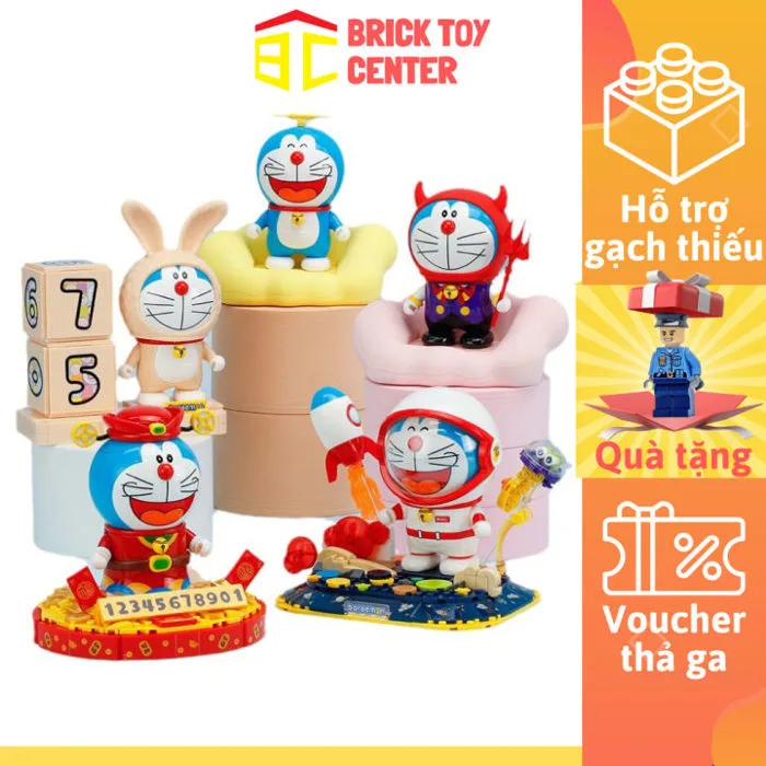 Mô hình Doraemon chú mèo máy đến từ tương lai đồ chơi lắp ráp nhân vật mèo  ú Doremon trang phục cosplay dễ thương | Lazada Việt Nam