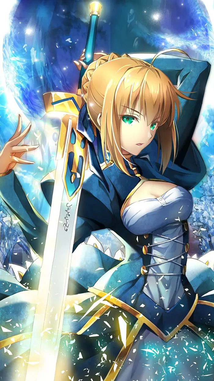 Artoria Pendragon [Fate] (1800x3200)