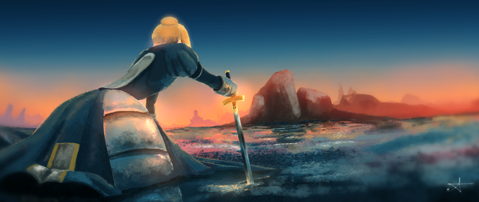 Artoria Pendragon [Fate/Stay: Night] - Finished Artworks - Krita Artists