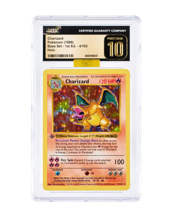 1999 Pokémon 1st Edition Base Set Charizard Holo - CGC 10 Pristine | 1999 Pokémon 1st Edition Base Set Charizard Holo - CGC 10 Pristine |