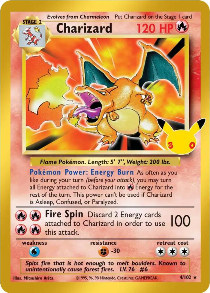 Charizard - ME: 30th Celebration Classic Collection - Pokemon - TCGplayer.com Charizard - ME: 30th Celebration Classic Collection - Pokemon - TCGplayer.com