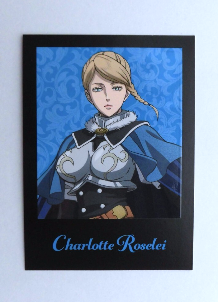 Black Clover Card Charlotte Roselei Jump Magazine | eBay