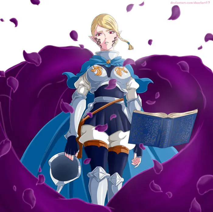 Charlotte Roselei (Đội trưởng Hoa Hồng Xanh) : r/BlackClover