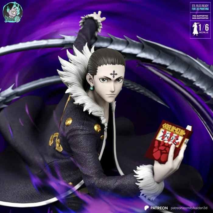 🏹 Chrollo Lucilfer HUNTER X HUNTER STL - Ready for 3D Printing・ 3D File for 3D printing・Cults 🏹 Chrollo Lucilfer HUNTER X HUNTER STL - Ready for 3D Printing・ 3D File for 3D printing・Cults