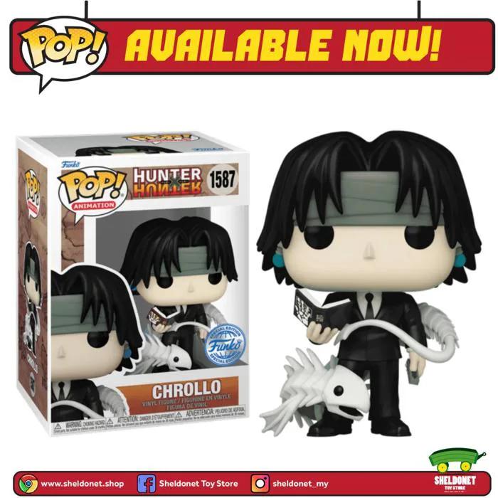 Pop! Animation: Hunter X Hunter- Chrollo Lucilfer [Exclusive] | Sheldonet  Toy Store