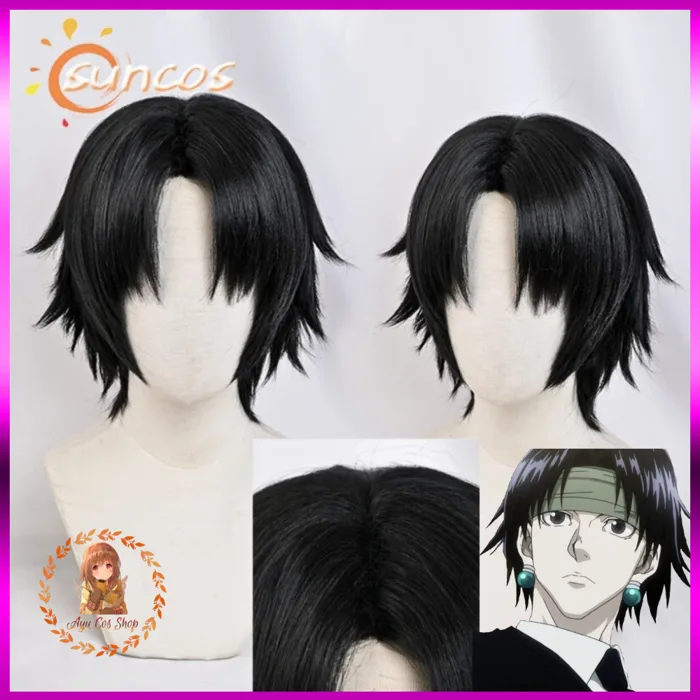Có sẵn] wig Chrollo Lucilfer tóc giả nam rẻ ngôi cosplay hunter x hunter |  Shopee Việt Nam