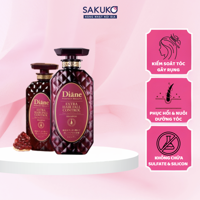Dầu gội phục hồi ngăn rụng tóc Moist Diane Extra Hair Fall Control
