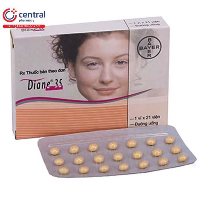 CHÍNH HÃNG]Thuốc Diane 35- Điều trị mụn trứng cá, ngừa thai hiệu quả