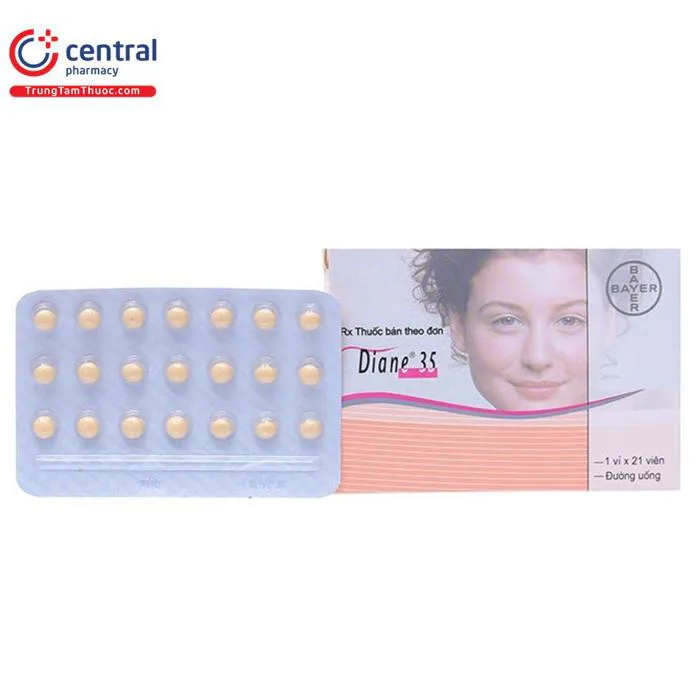 CHÍNH HÃNG]Thuốc Diane 35- Điều trị mụn trứng cá, ngừa thai hiệu quả