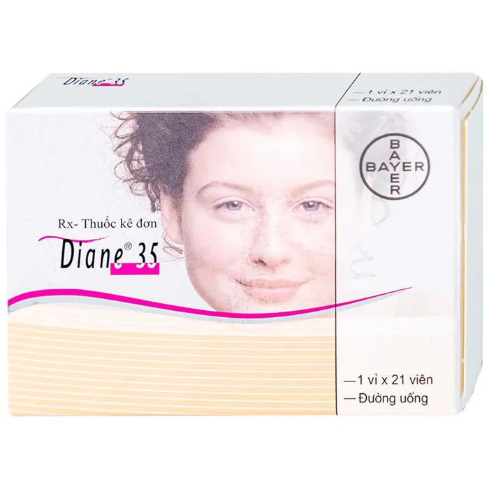 Thuốc Diane 35 tránh thai, điều trị mụn trứng cá vừa đến nặng