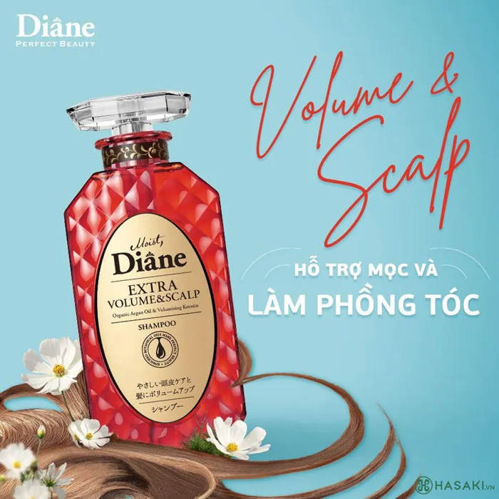 Dầu Gội Diane Hỗ Trợ Mọc Tóc, Làm Phồng Tóc 450ml