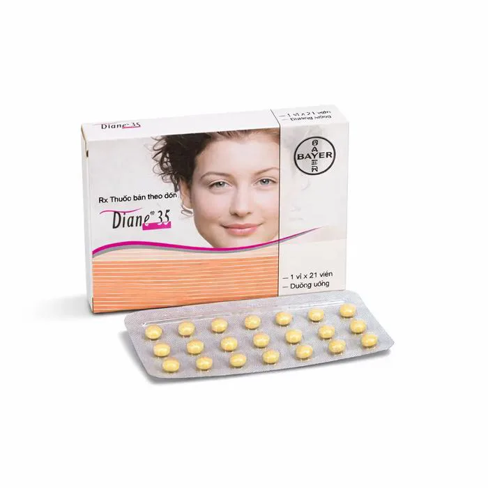 Diane 35mg hộp 1 vỉ x 21 viên nén Bayer Đức