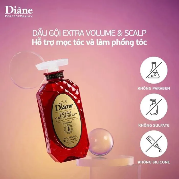 Moist Diane Dầu gội Extra Volume & Scalp Shampoo 450ml - SammiShop