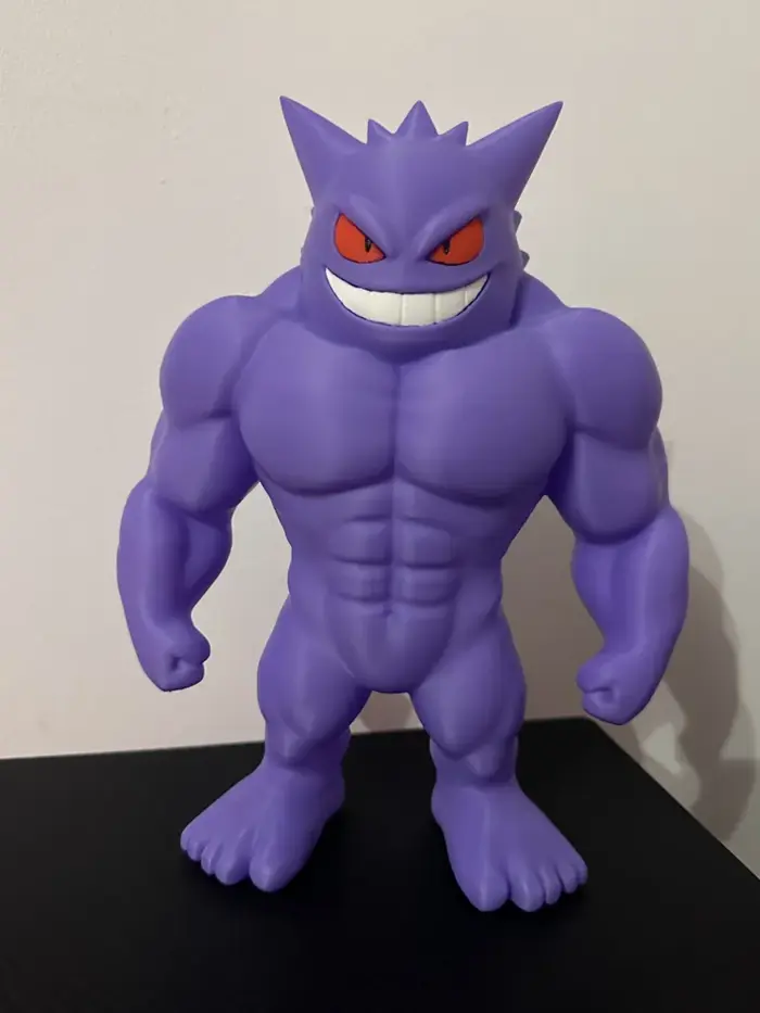 Gigachad Gengar Pokemon mô hình 3D trang trí bàn làm việc - Giftstore.vn