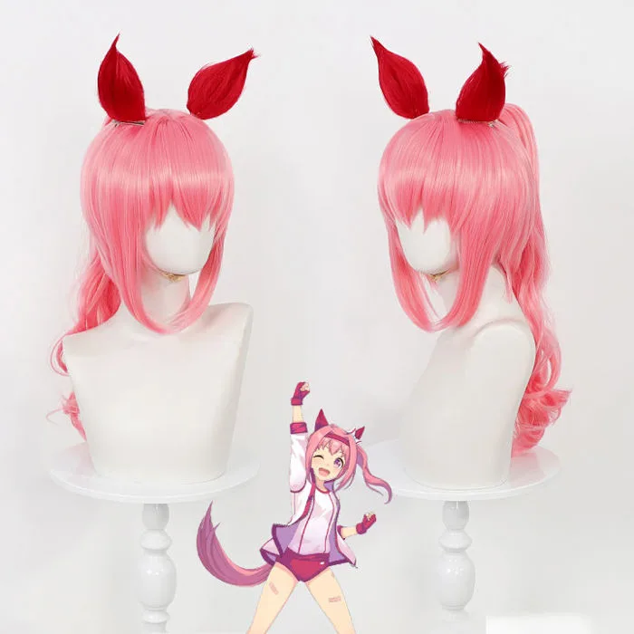 Haru Urara Hồng Cosplay Bộ Tóc Giả Cho Umamusume Pretty Derby Anime Tổng  Hợp Tóc Giả
