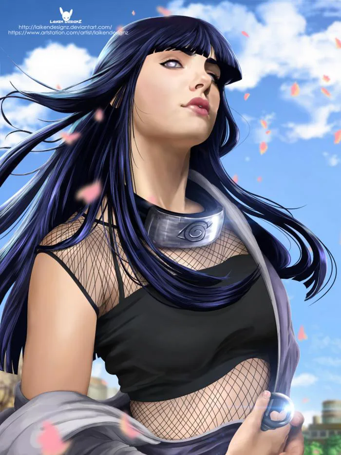 Byakugan Beauty – Hinata Hyuga | Daily Anime Art
