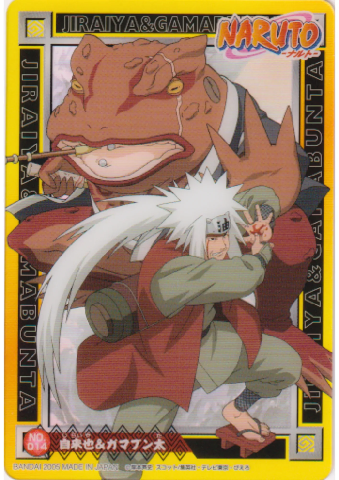 Jiraiya SỐ 014 | Thẻ bài Naruto Bandai Jiraiya SỐ 014 | Thẻ bài Naruto Bandai
