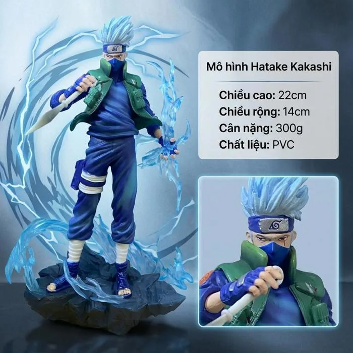 Mô Hình Hatake Kakashi Naruto 22cm - Chất Liệu PVC Cao Cấp (No Box) |  Shopee Việt Nam