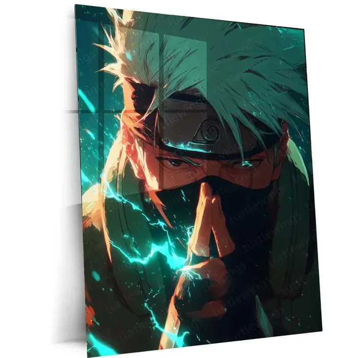 Kakashi Hatake Close-Up Metal Frame – Naruto Anime | TURTLEWINGS –  TURTLEWINGS