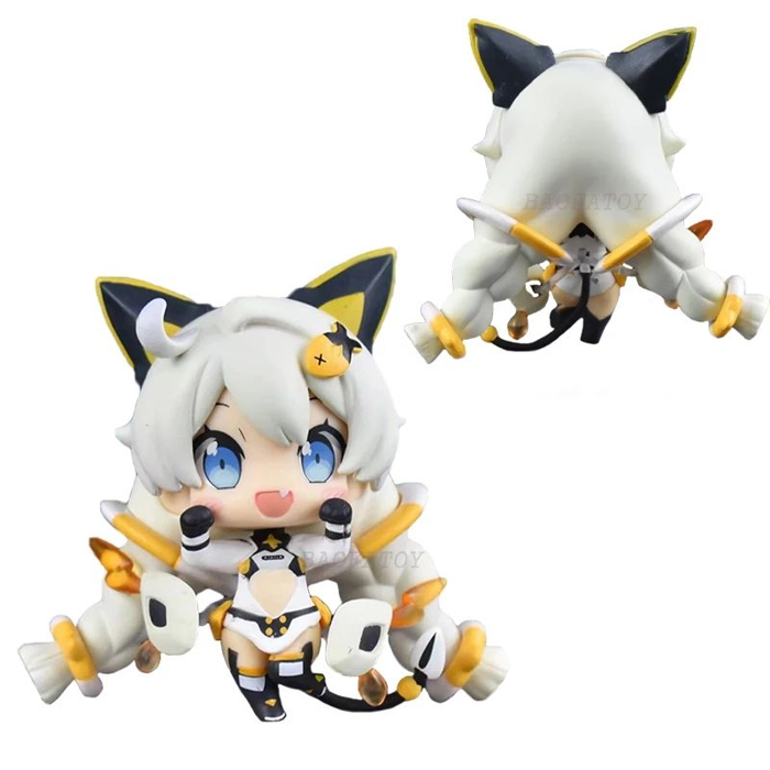 Ảnh hưởng 9 cm Hkai Kiana Kaslana Cat Cartoon hình ảnh PVC Hình hành động