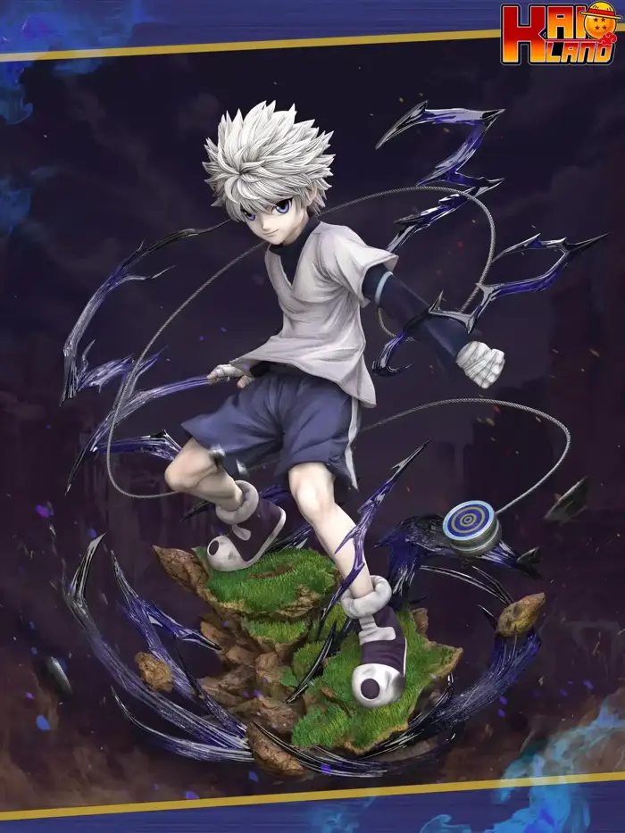 Hunter X Hunter Hunter Fan Studio Killua Zoldyck Yoyo Attack Resin Statue -  Kaioland