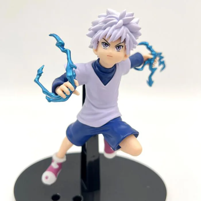 Mô Hình Hunter x Hunter Killua Zoldyck chiến đấu Cao 18cm - rộng 15cm -  nặng 200gram - Figure Hunter x Hunter - Có Hộp màu -K11-T3-S1