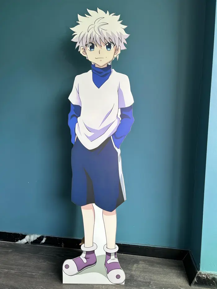 Killua Zoldyck Life Size Cardboard Cutout Model | Hunter x Hunter Anime  Character Figure Cutouts ⚡