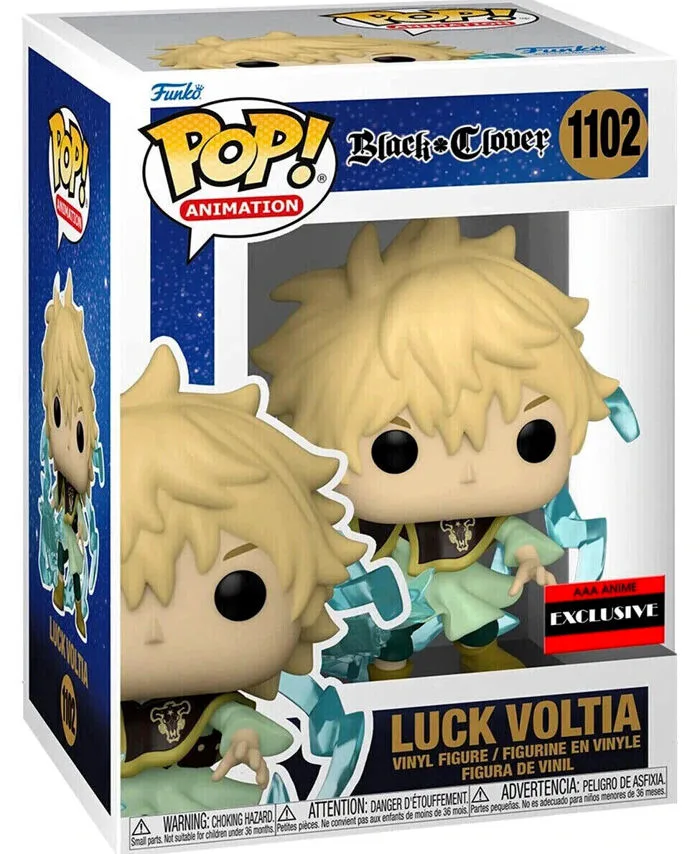 Black Clover Luck Voltia Funko Pop! Vinyl Figure #1102 - AAA Anime Exclusive
