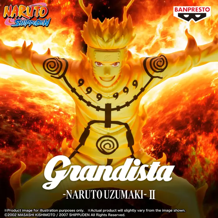 Mô hình Naruto Shippuden Grandista Naruto Uzumaki II Banpresto - BANDAI Mô hình Naruto Shippuden Grandista Naruto Uzumaki II Banpresto - BANDAI