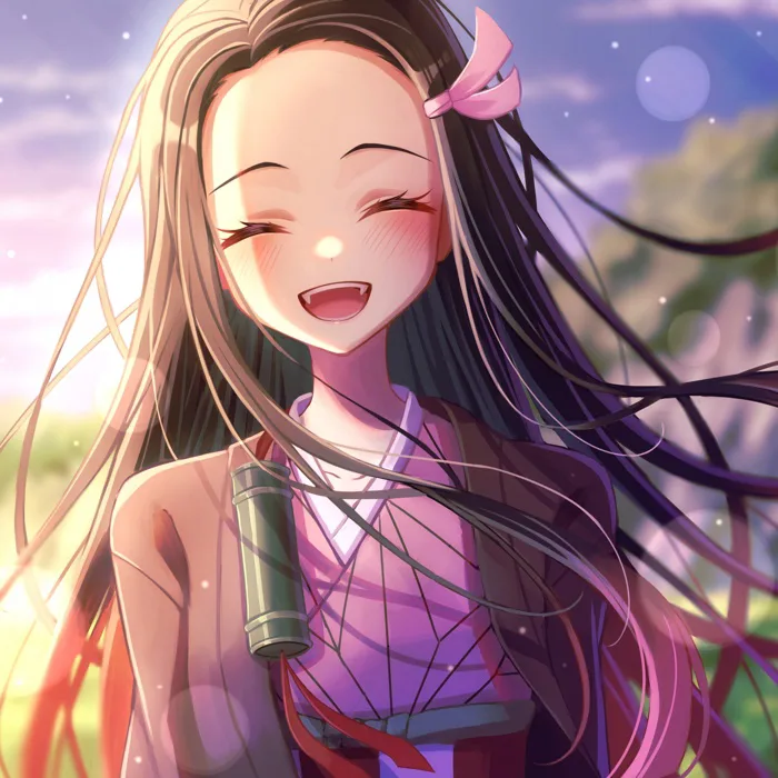 Nezuko Kamado Wallpaper 4K, Anime girl