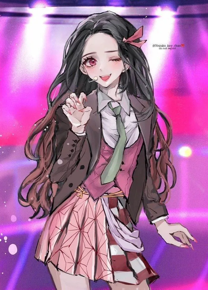Nezuko Kamado | Kimetsu No Yaiba | Hình vẽ hoa hồng, Thủy thủ mặt trăng,  Hình xăm gấu