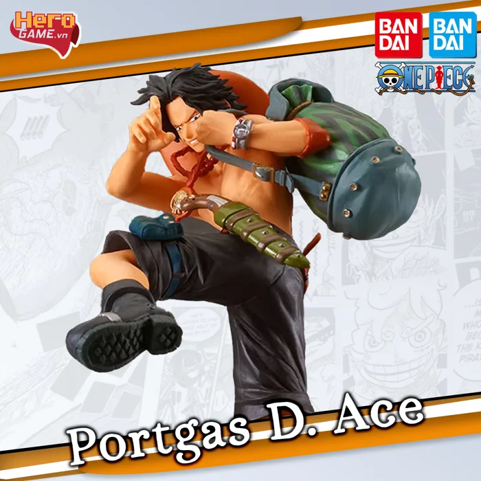Mô hình One Piece Portgas D. Ace Big Scultures Figure Colosseum Banpresto -  BANDAI FOP024